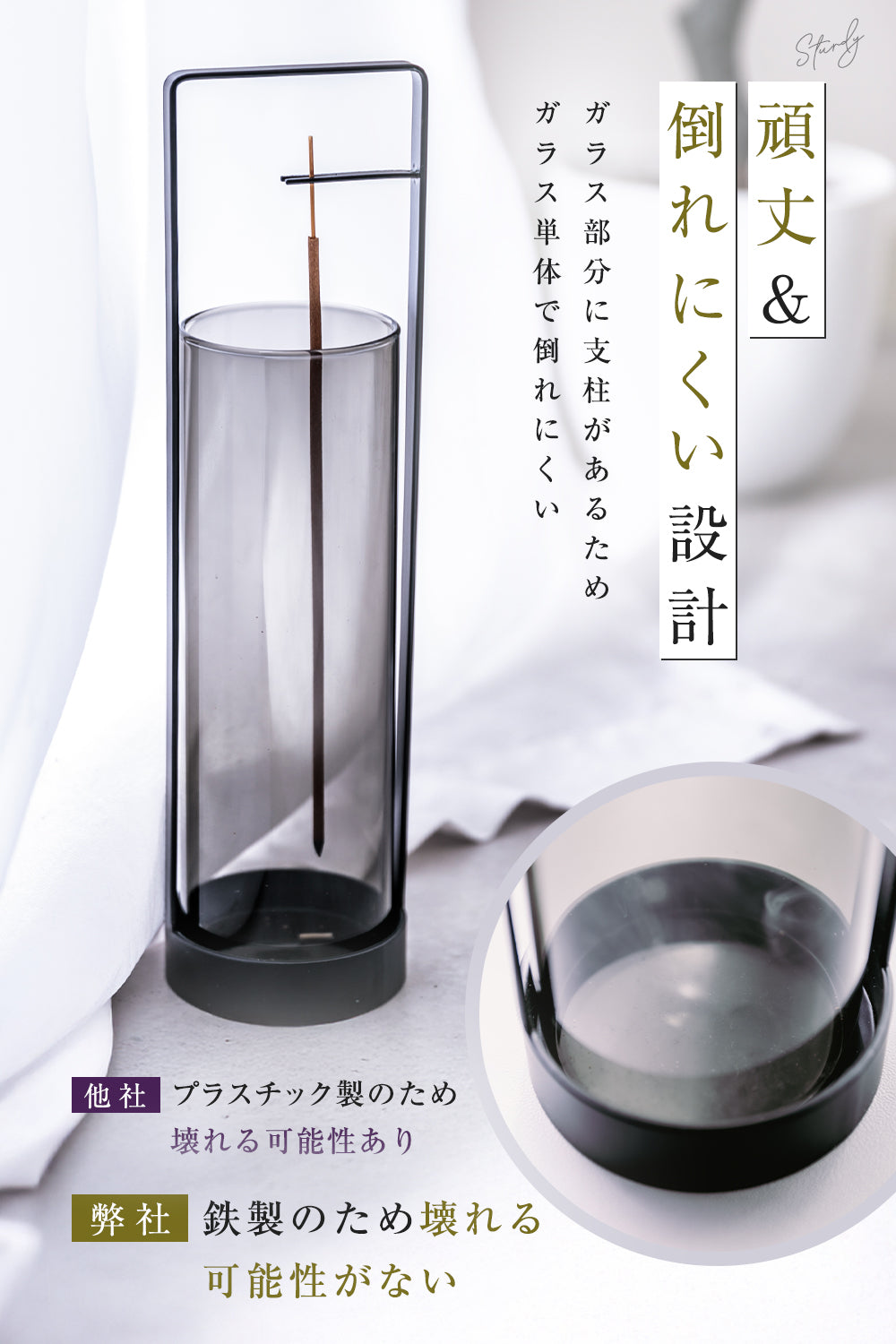 Incense holder (made of iron)