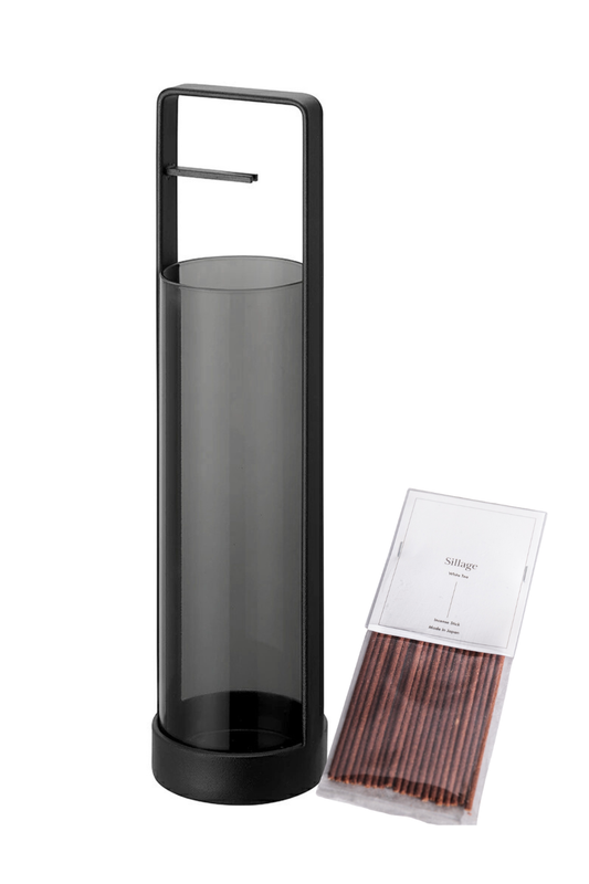 Iron incense holder and incense set